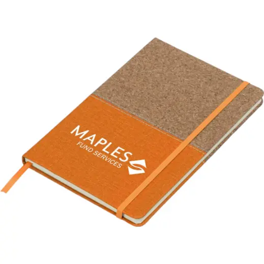 Altitude Synergy A5 Hard Cover Notebook Orange Branded